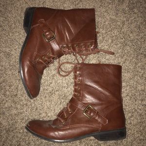 Brown Combat Boots